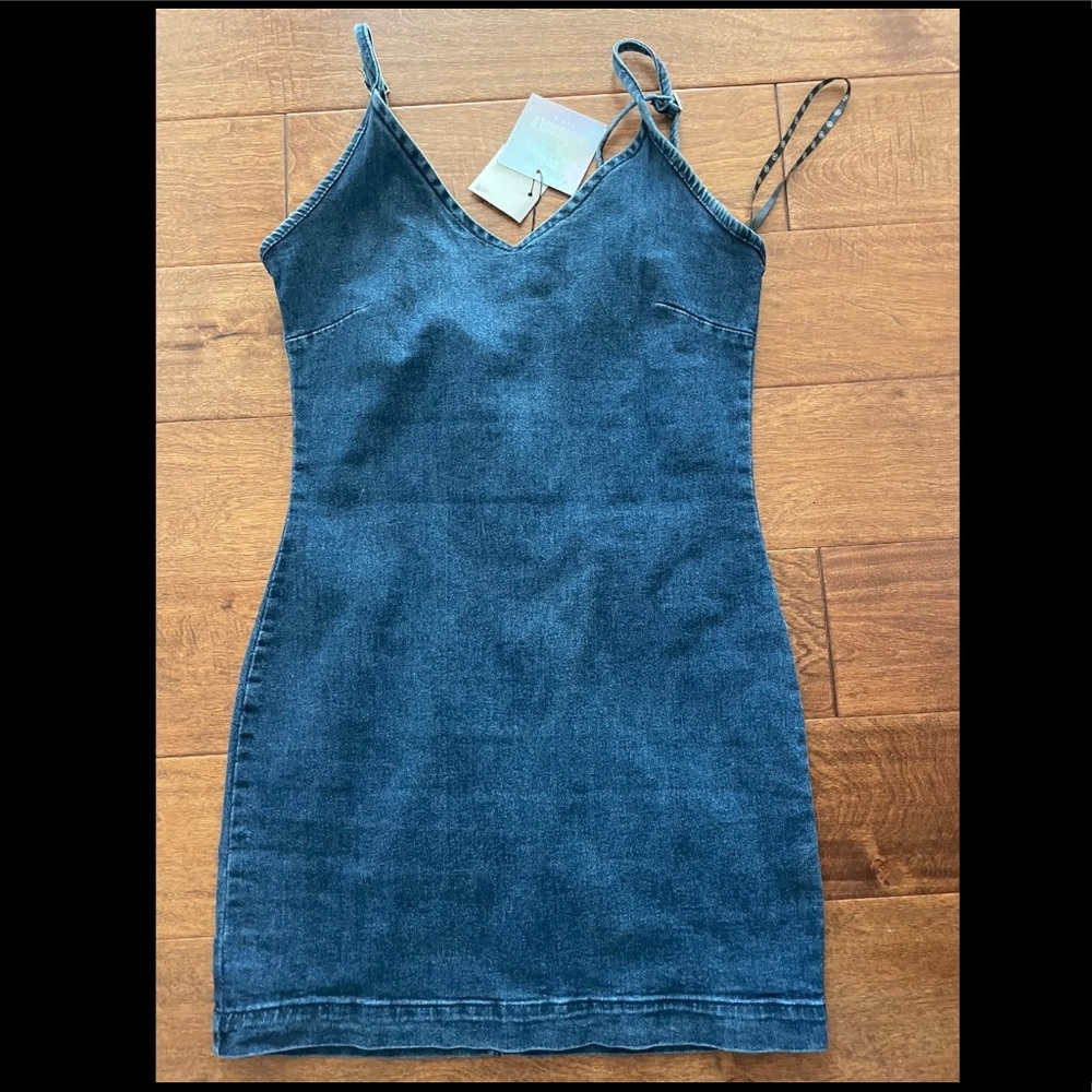 Brand new denim dress